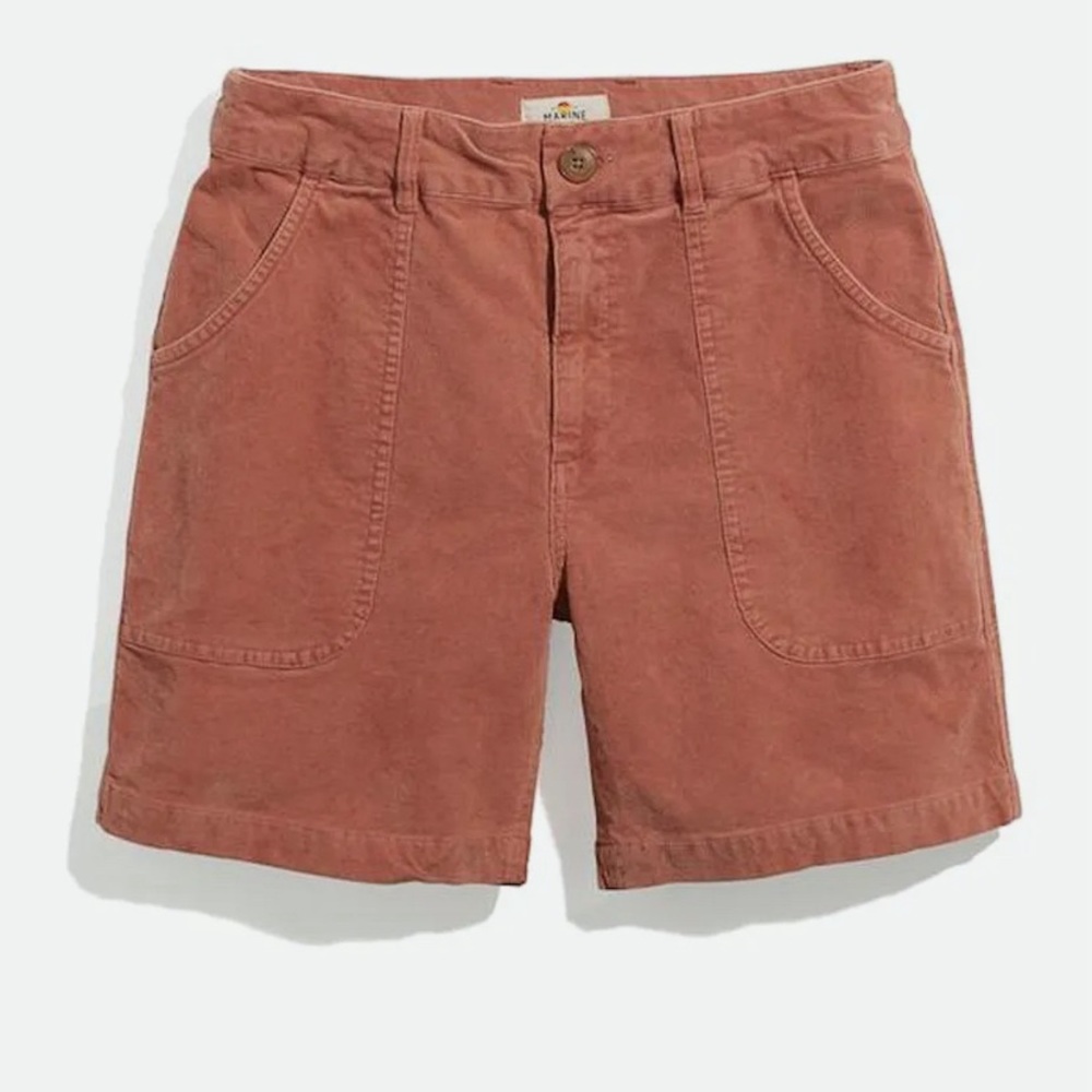 MARINE LAYER  Corduroy Surf Short in Baked Clay